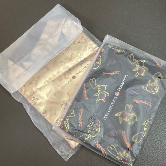 Two Brand New Shu Uemura x Pokémon Makeup Bags - Picture 3 of 4